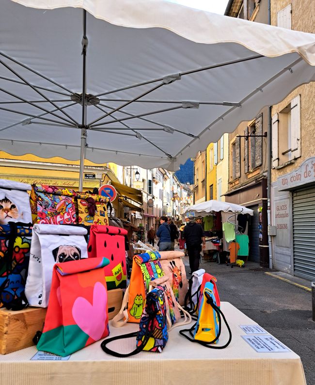 Mercado en Nyons