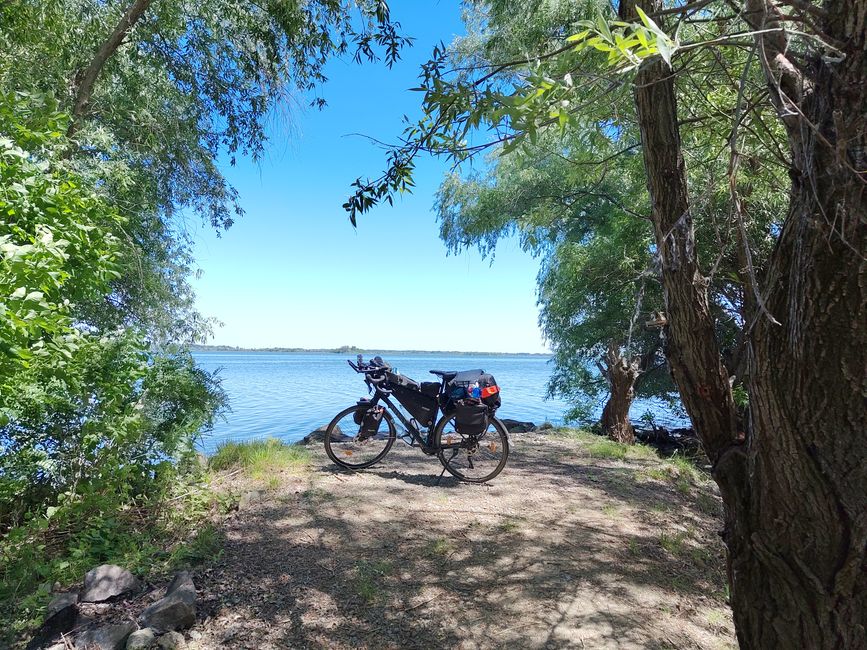 Und der See ist wunderschön