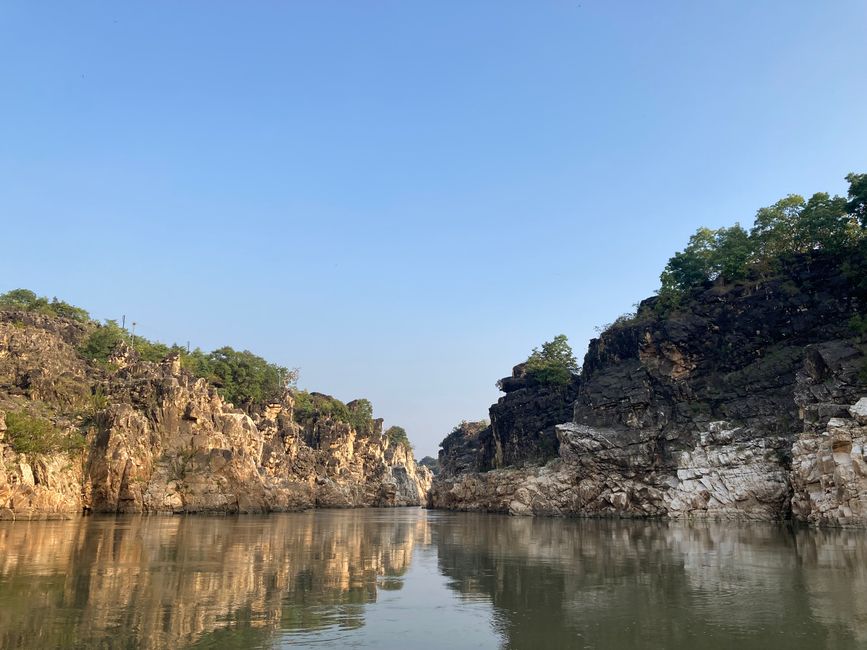 Marble Rocks und Wasserfall