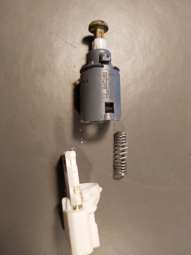 Brake Light Switch Disassembled