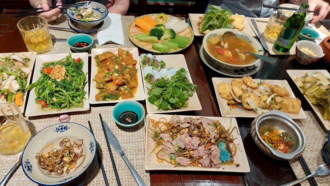 Abendessen in Hanoi