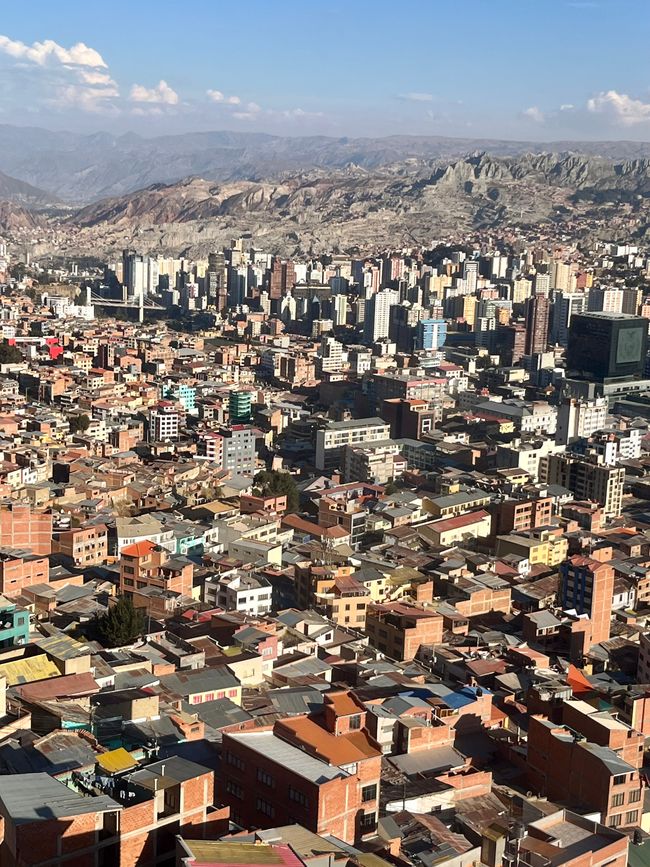 La Paz from the Teleferico