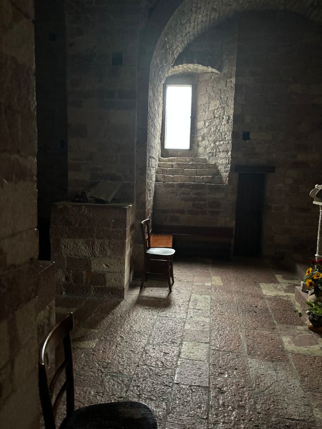 Kapelle Murorupto im FranziskanerinnenKloster, wo ich zweimal übernachte