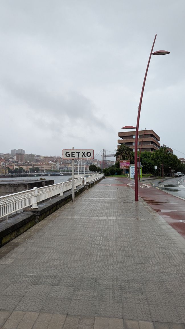 1. Etappe von Bilbao bis Getxo auf dem Camino del Norte