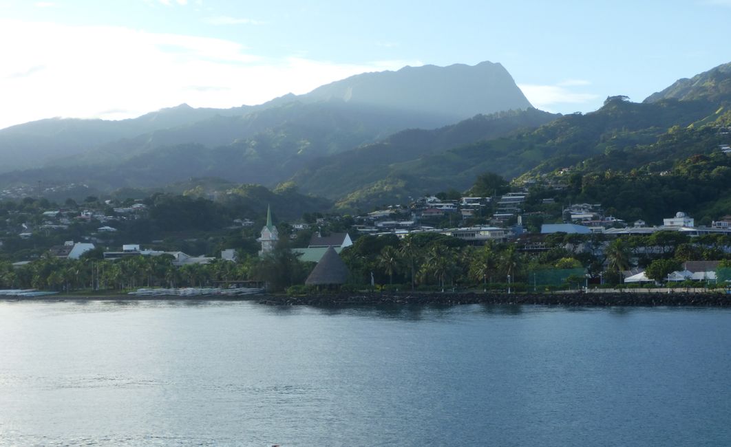 Abfahrt in Papeete