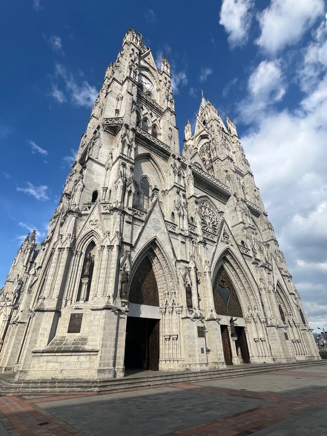 The way to the Basilica
