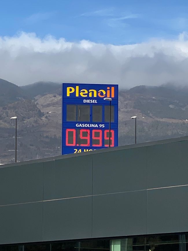 Dank staatlicher Subventionen macht Tanken auf Teneriffa richtig Spaß!