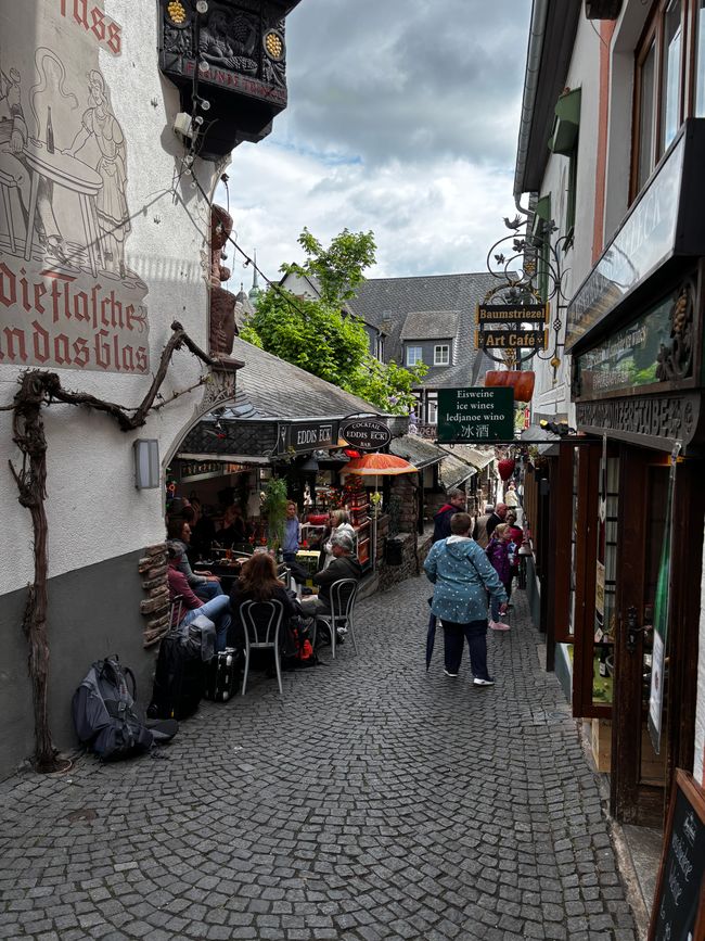 Drosselgasse dall'alto