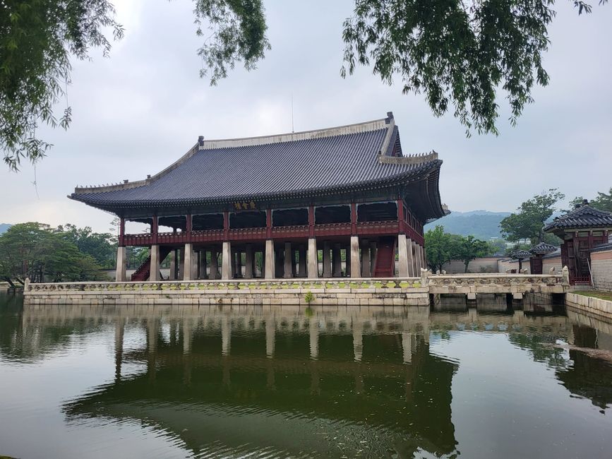 Gyeonghoeru – der königliche Festpavillon, hier fanden Bankette statt