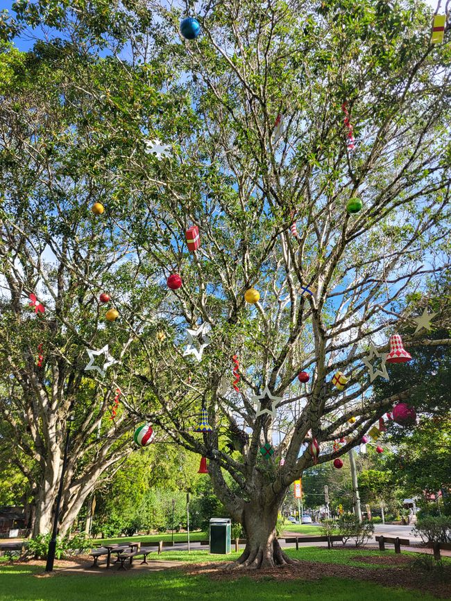 ... und weihnachtlich gschmückt