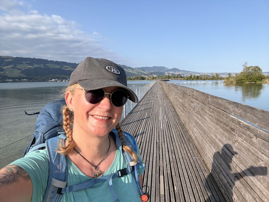 Wooden footbridge at Rapperswil