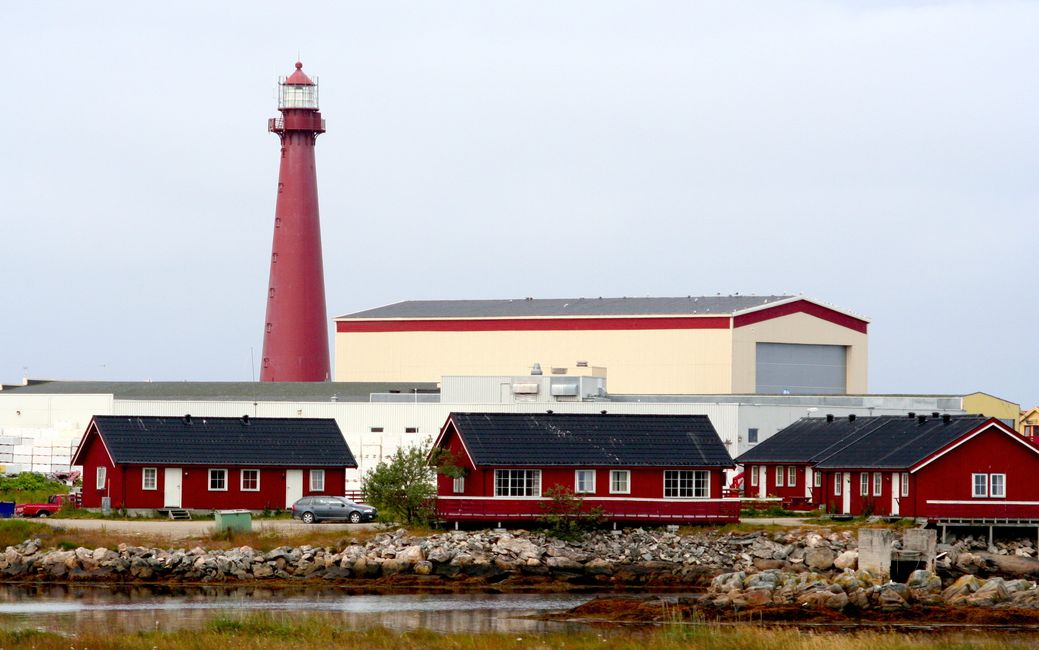 Der Leuchtturm von Andenes, 1859 in Betrieb genommen.