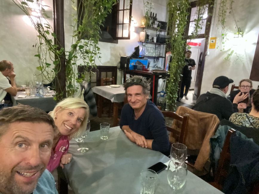 ...to have dinner together with Christian