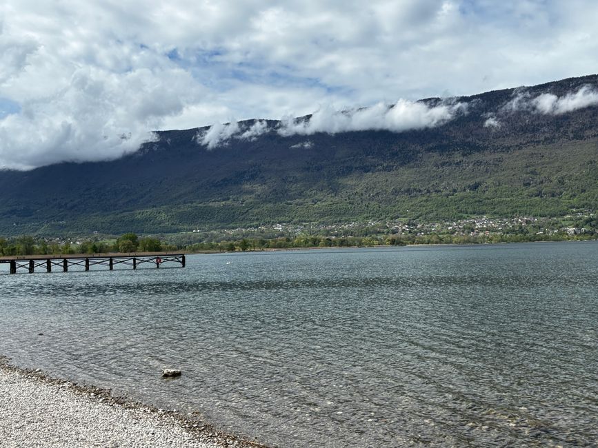 Alcuni stanno già facendo il bagno
