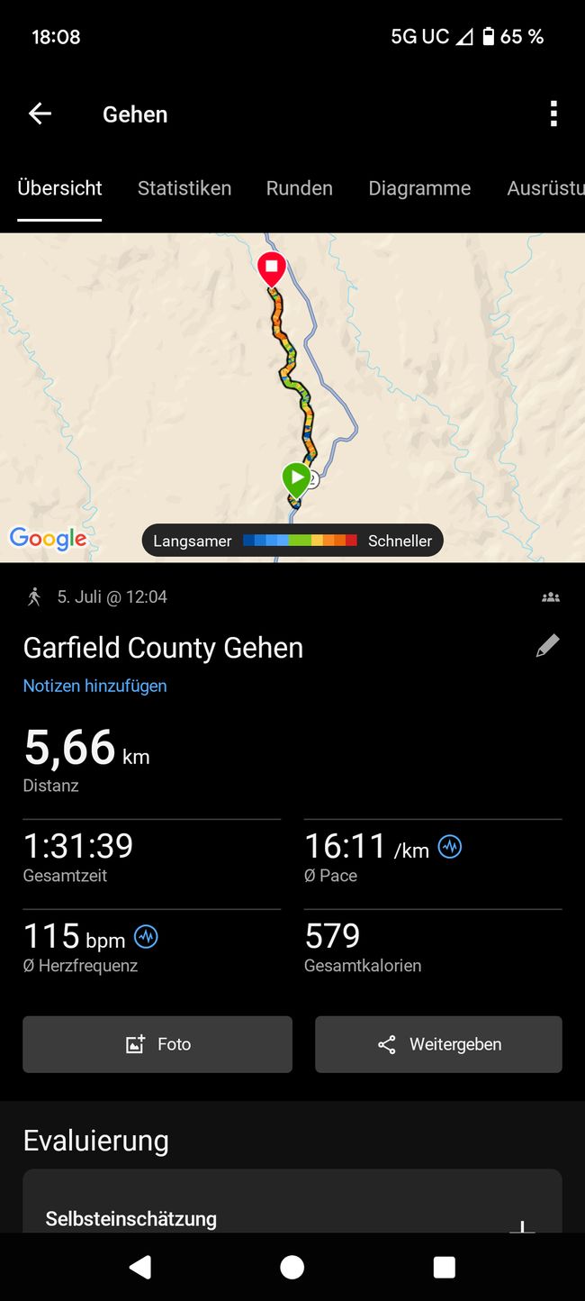 Weg zum  Bryce Canyon
