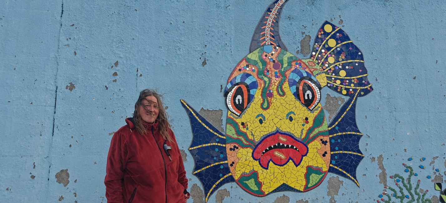 Kaimauerbild mit mir