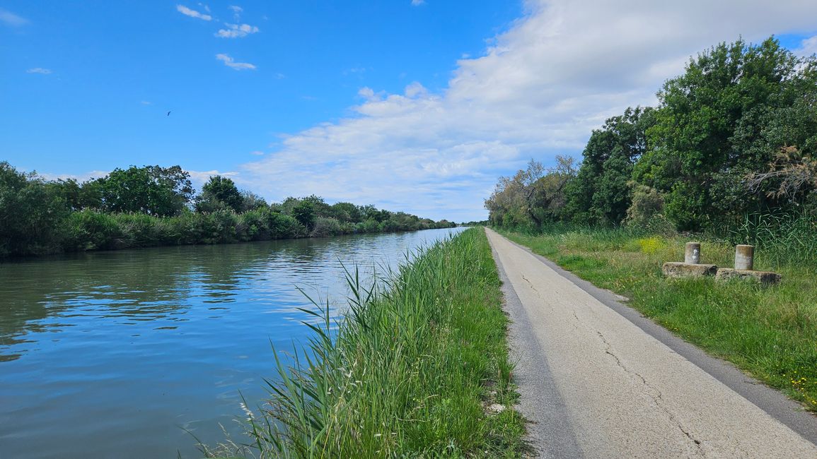 Am Kanal entlang