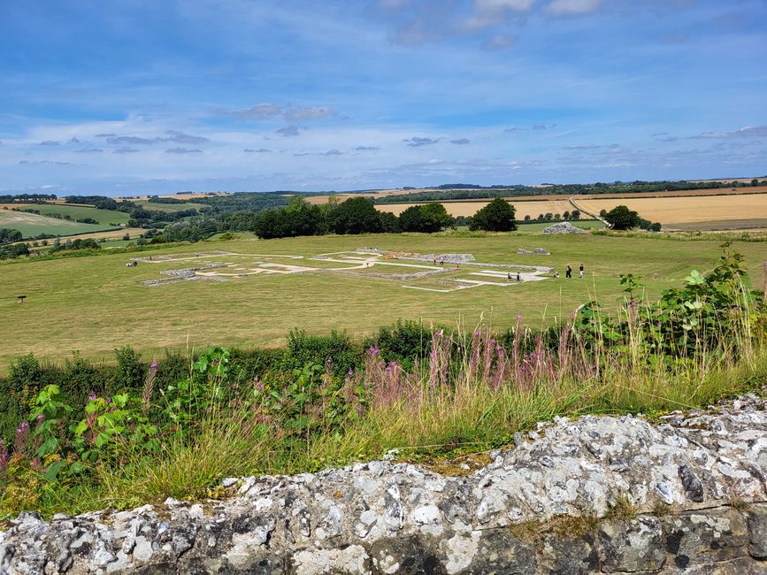 View of the former Cathedral Old Sarum 