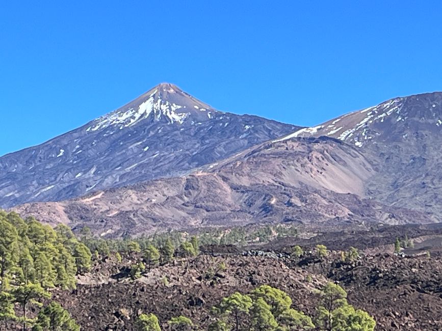 At the top of Teide, white is added