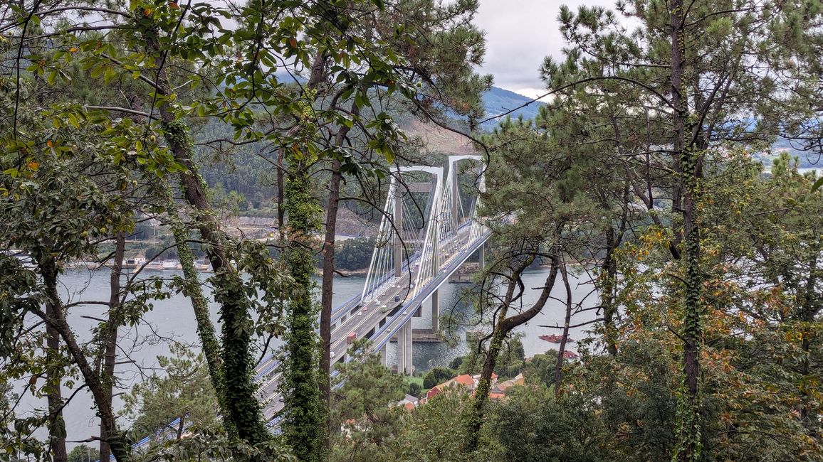 Ninth stage on the Camino Portugues da Costa from Vigo to Arcade