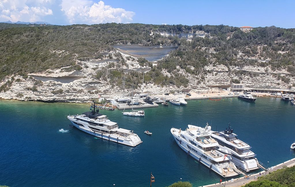 Calanque, der Naturhafen von Bonifacio