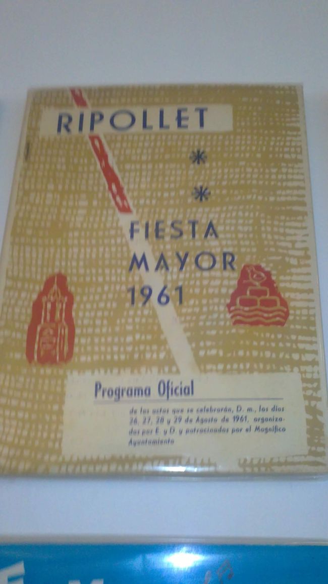 Old posters of the Festa Major de Ripollet (photos from 2018)