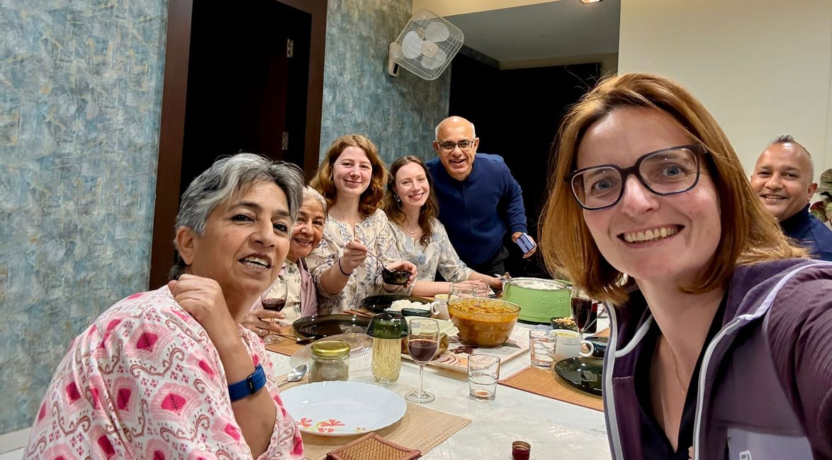 Abendessen mit der Familie