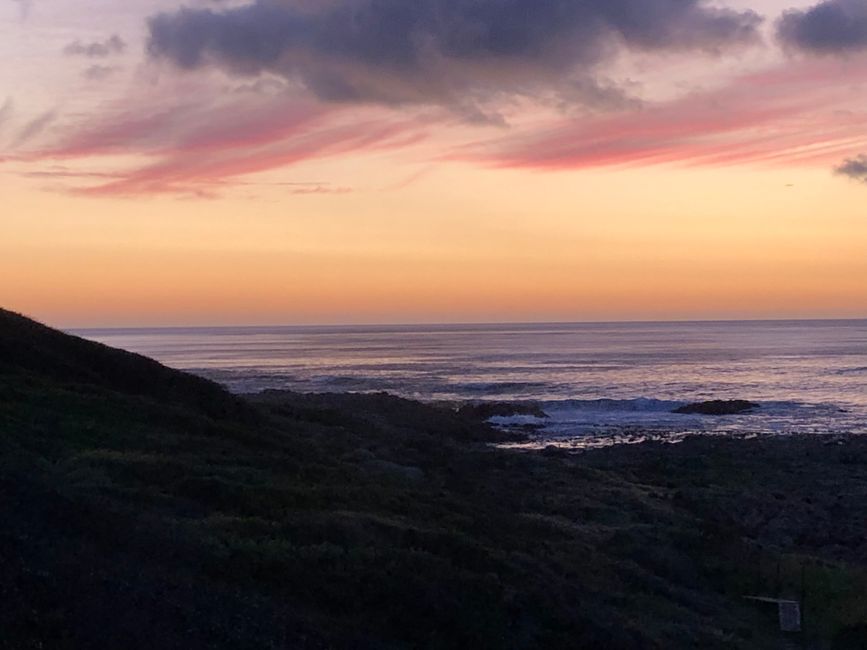 ... und bei Sonnenuntergang