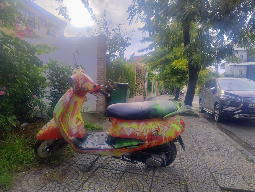 Motorroller mit individuellem Design 