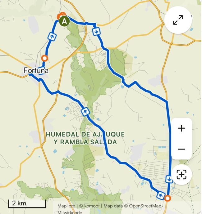 Gerd's bike tour for Wednesday 