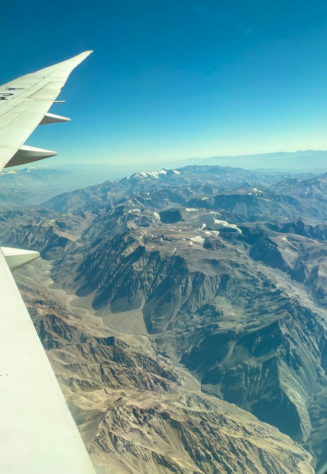 View of the Andes