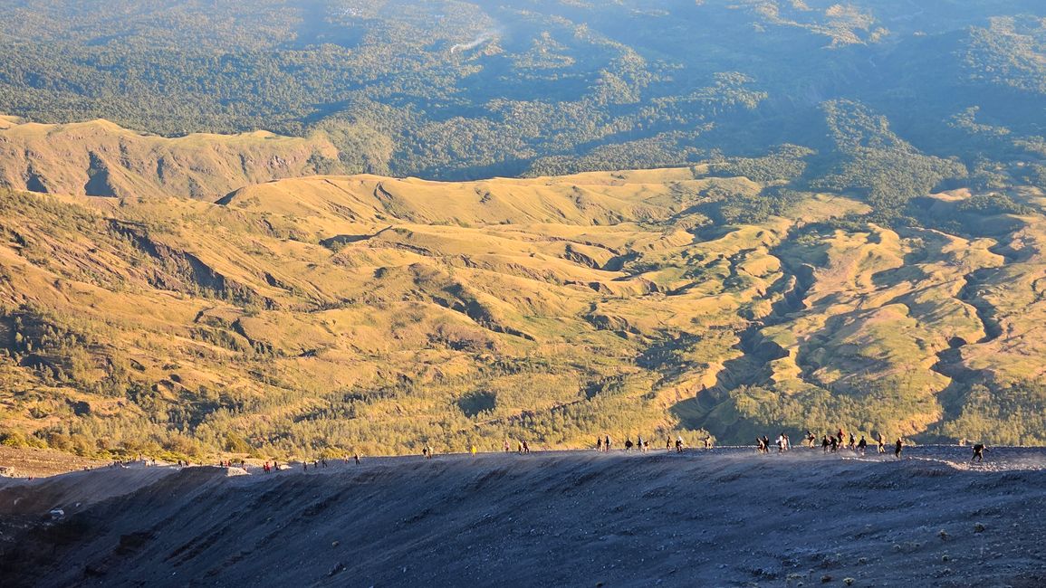 Caminata hacia el Gunung Rinjani