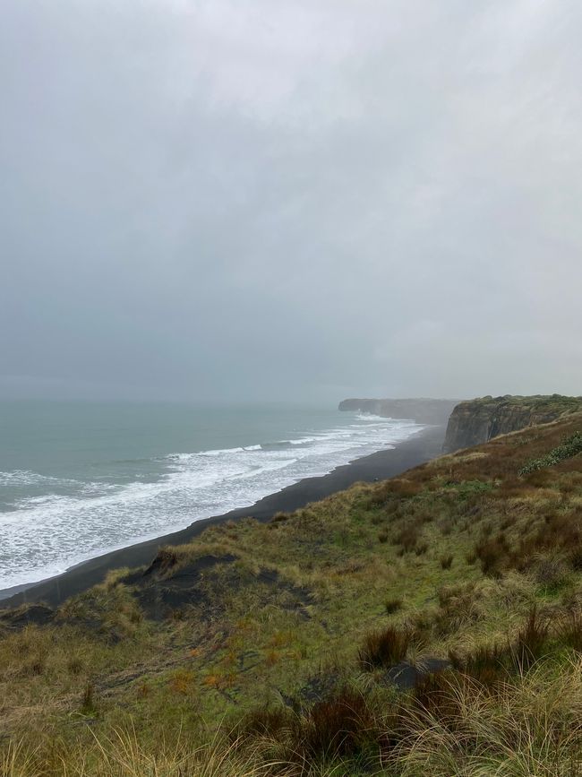 Steilküste auf dem Weg nach Hawera