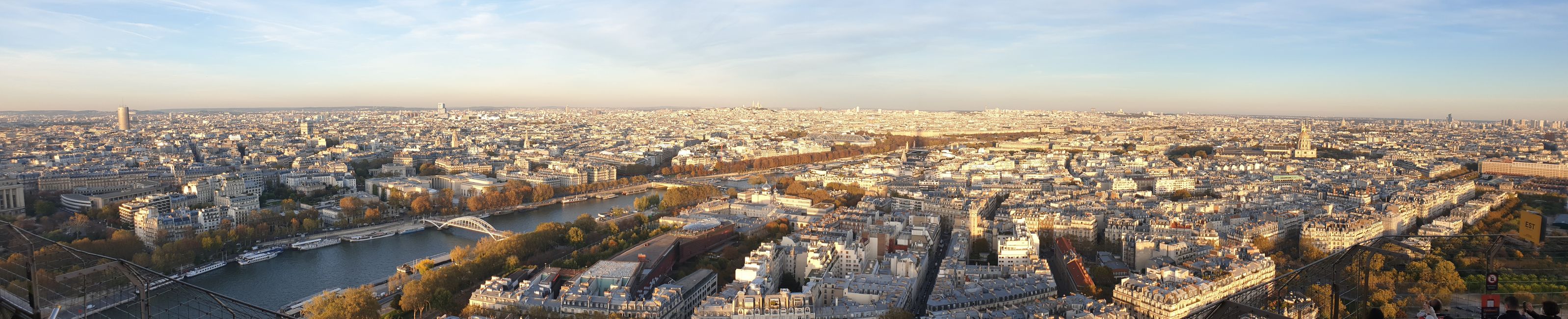Panoramablick vom Eiffelturm