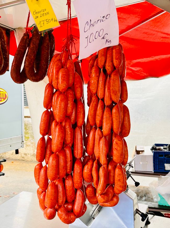 Wochenmarkt in Platja d’Aro, unser letzter Tag an der Costa Brava