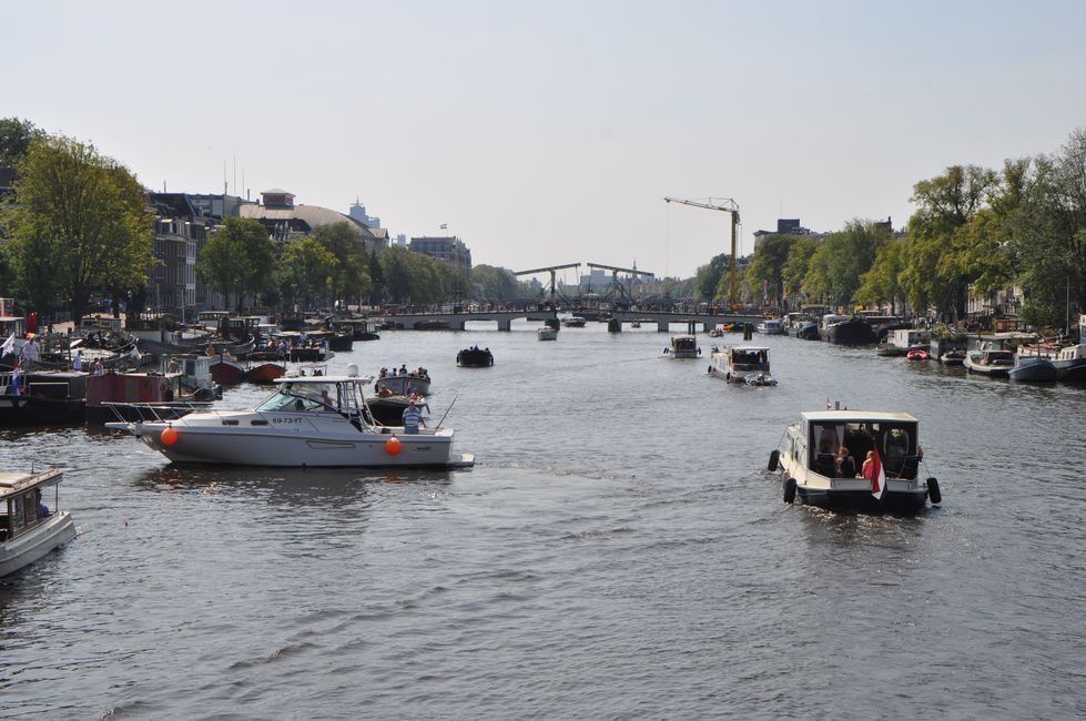 Prideday in Amsterdam im August 2015
