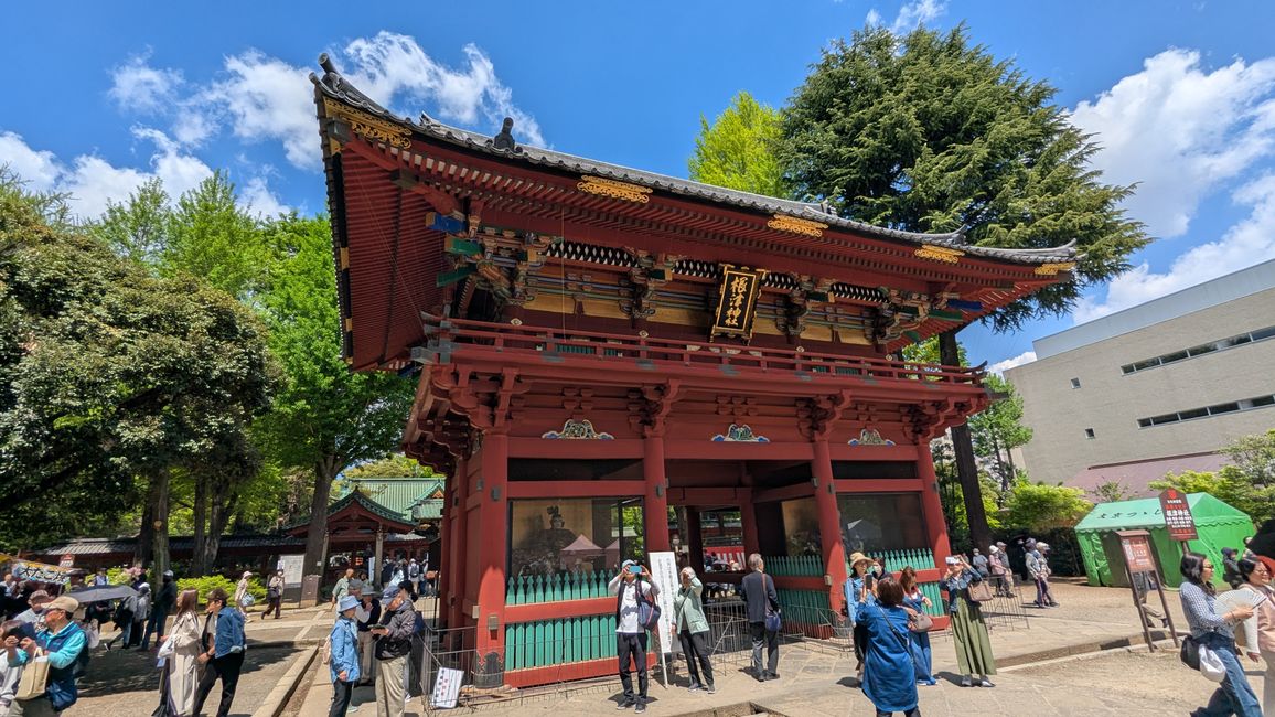 Tenno ji Tempel, Nezu Schrein, Hie und Innrie Schrein