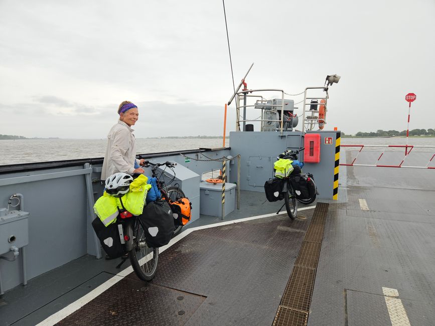 Cruce del Weser con el ferry Brake-Sandstedt