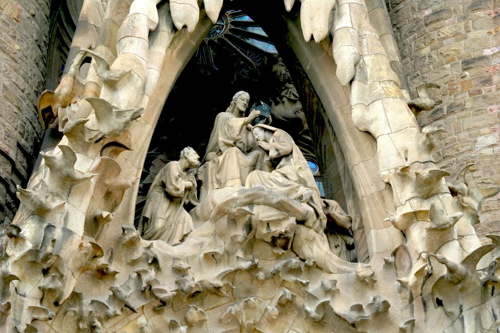 Sagrada Familia, keine geraden Linien