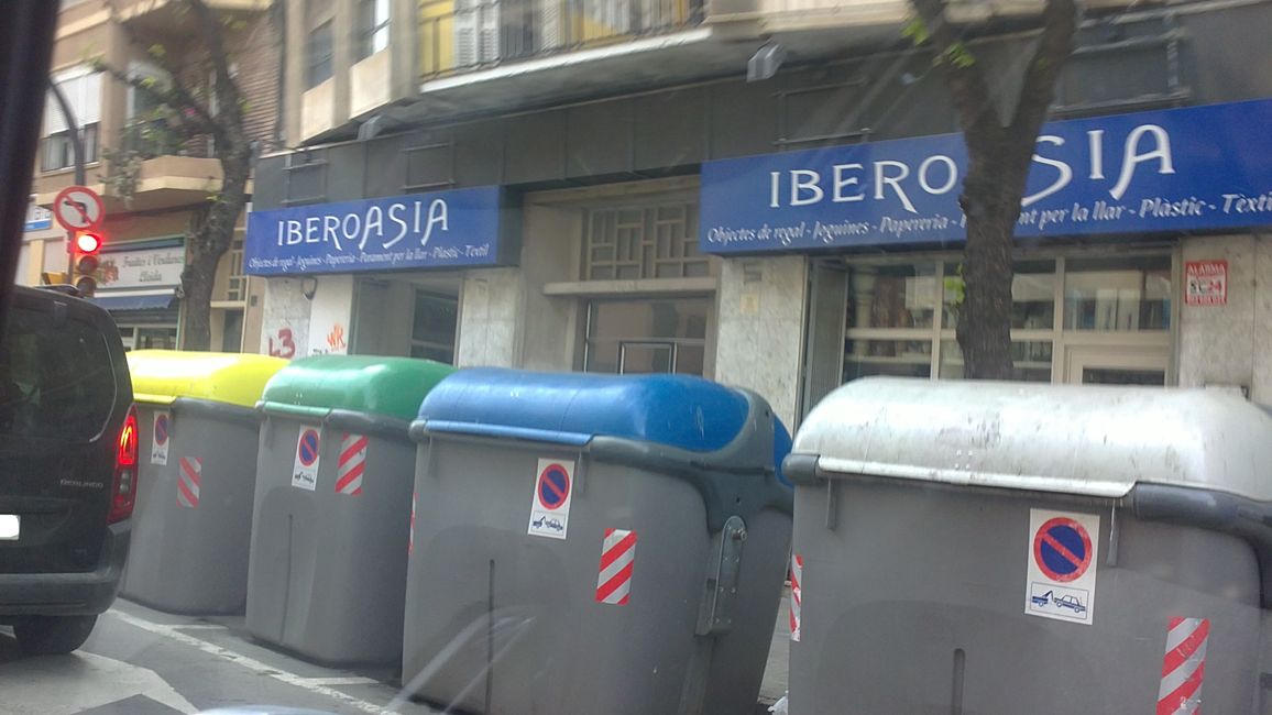 Foto dalla mia auto a Lleida (Catalogna, Spagna) (aprile 2019)