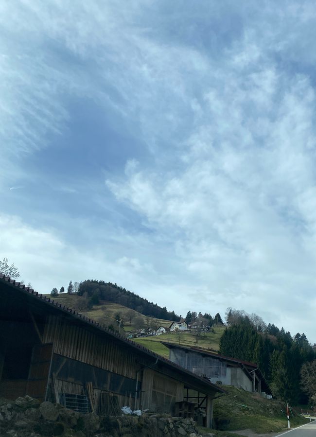 Blick auf Holzinshaus - das war mein Daheim für die ersten 4-5 Jahre