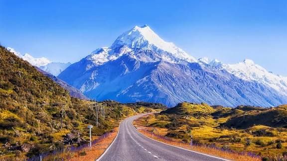 Aoraki / Mount Cook è la montagna più alta della Nuova Zelanda 🏔️