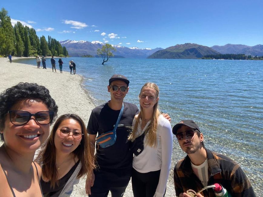 At Lake Wanaka with work colleagues
