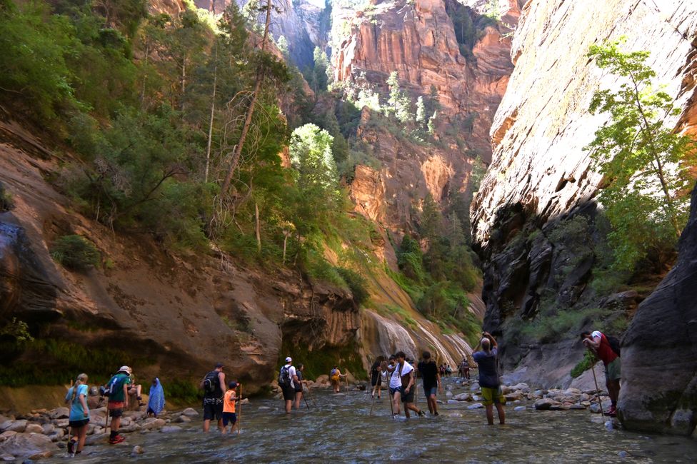 Wanderung durch die Narrows