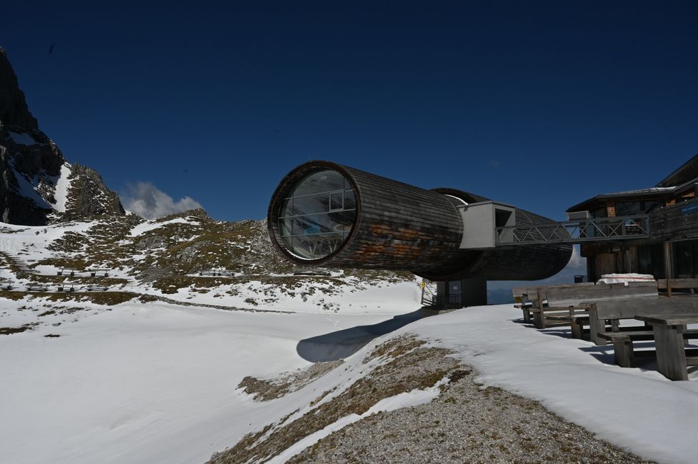 Informationszentrum auf dem Karwendel