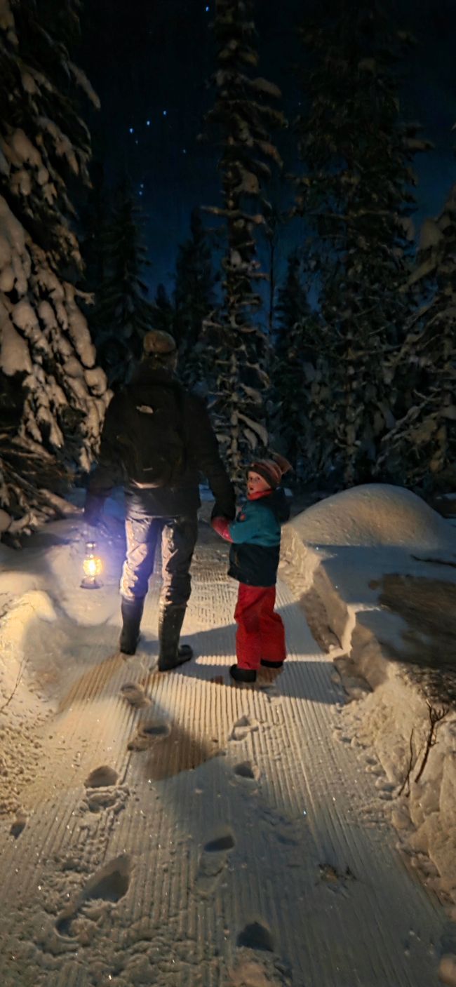 ¡Qué bonito clima, la aurora boreal!