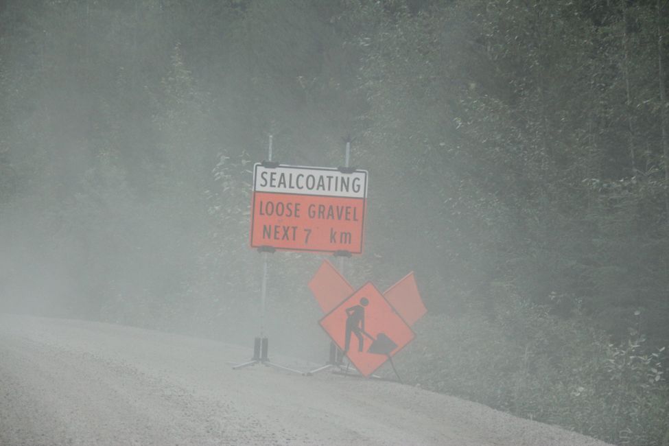 Baustelle Stewart-Cassiar-Hwy