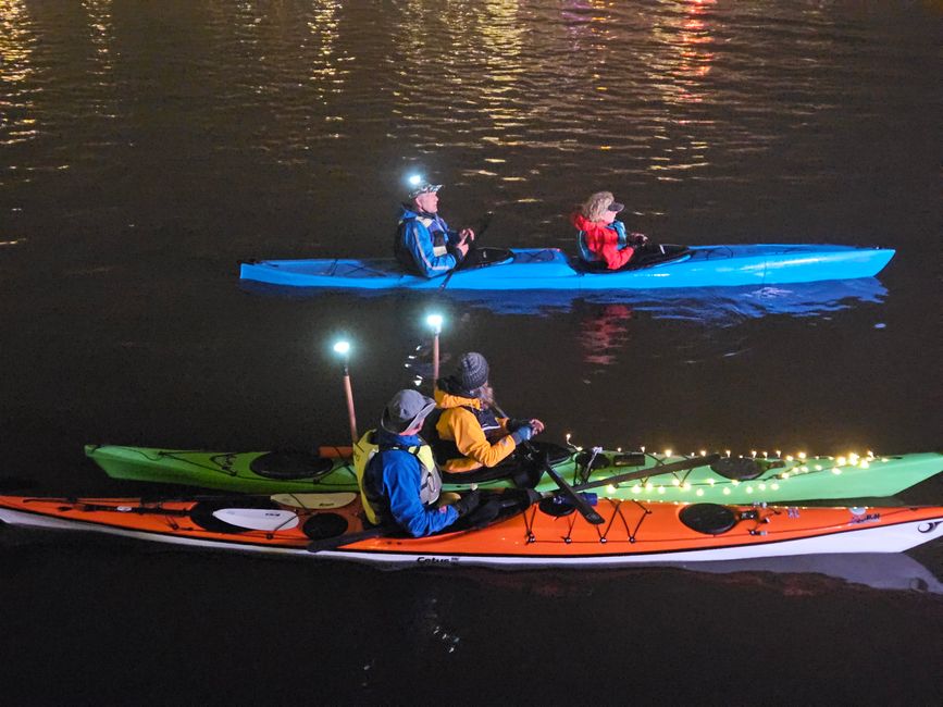 Kanuten warten auf Freigabe der Gracht