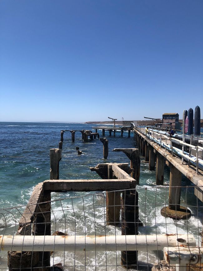 Auf der Jetty