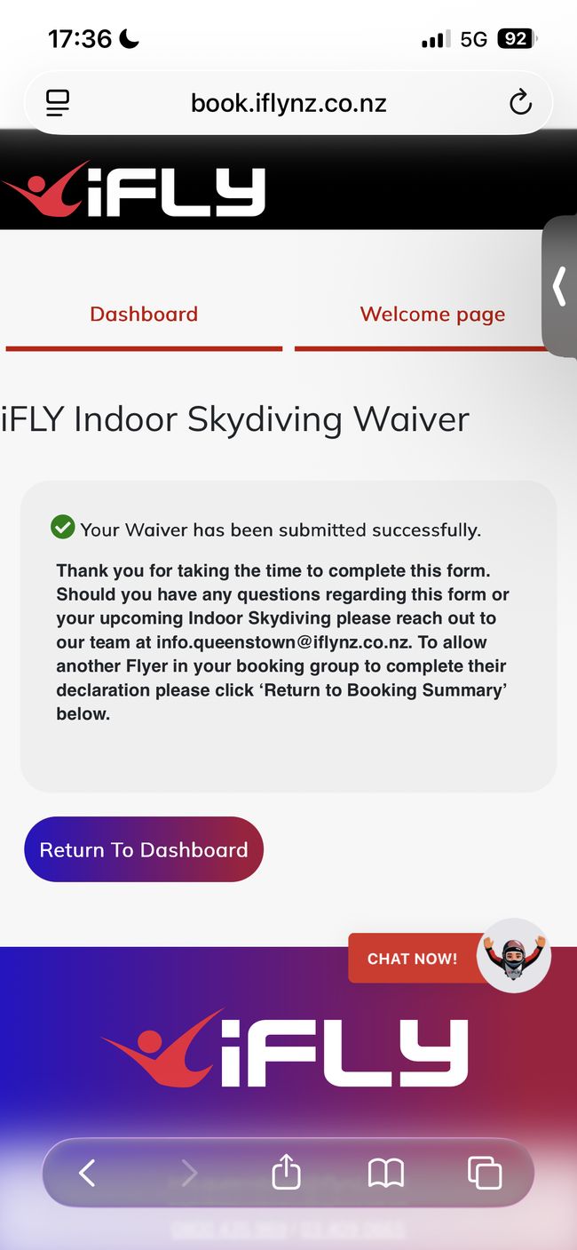 iFly Queenstown – Fliegen ohne Flügel